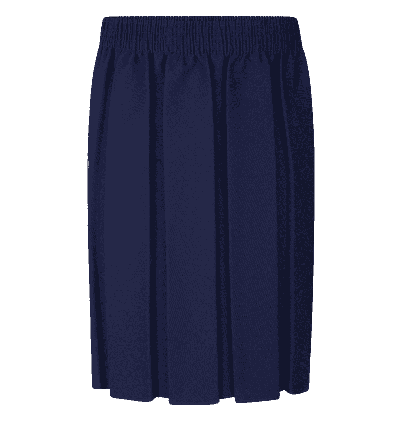 Blue-Pleated-Skirt